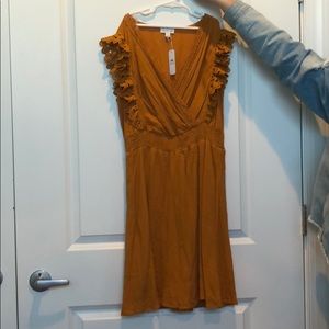 BRAND NEW charming Charlie’s Mustard Yellow dress